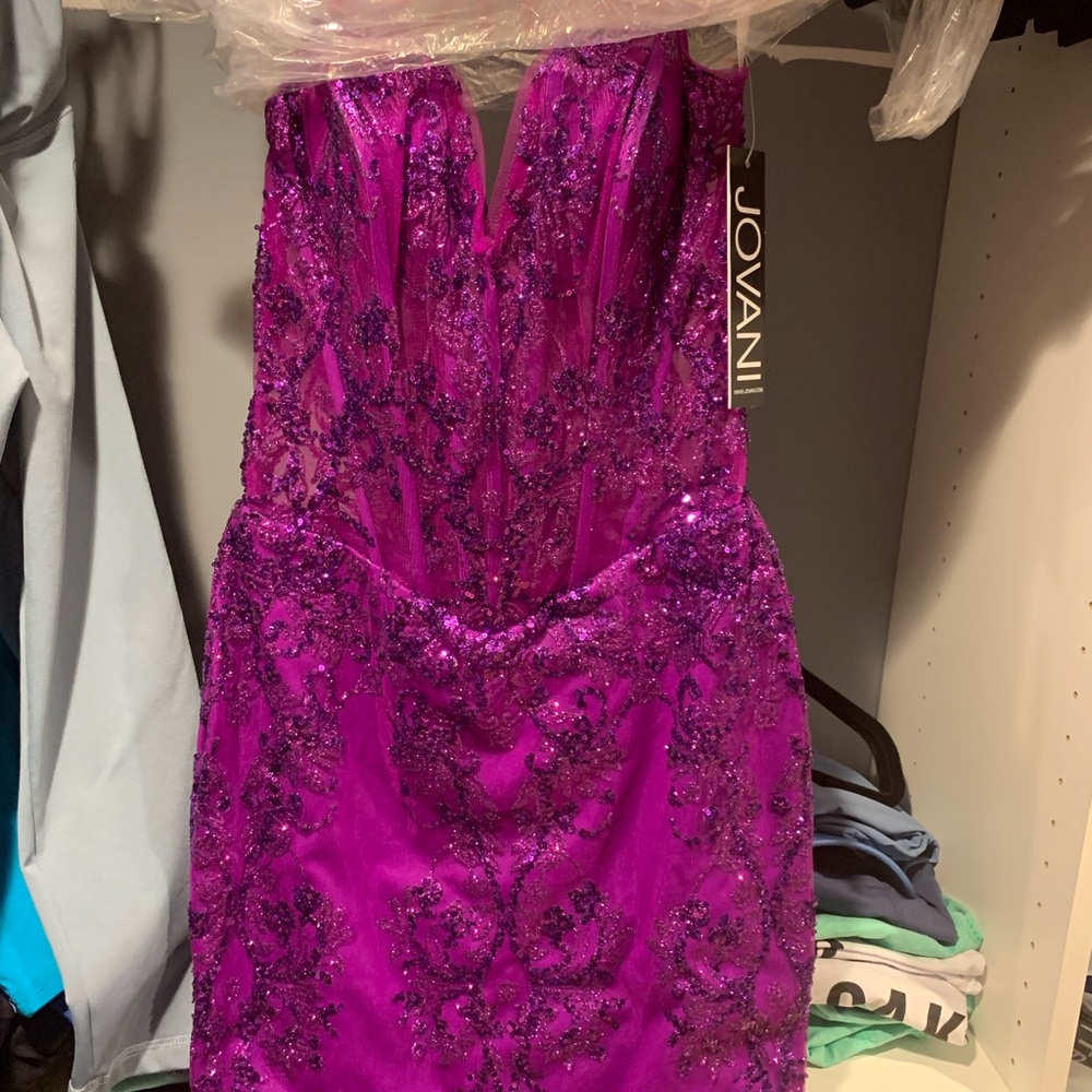 Jovani Dress NWT eggplant size 2